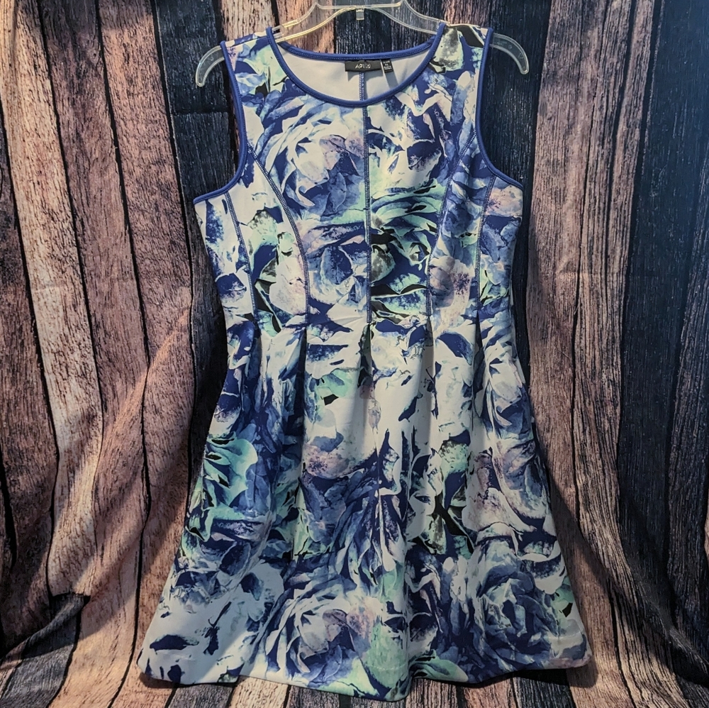 Neoprene Fit & Flare Dress